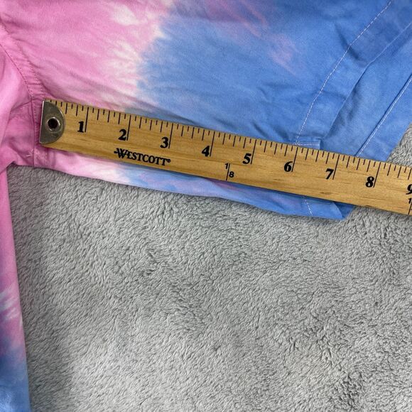 Undefeated Shorts Mens XL Pink Tie Dye Summer Elastic Waist Summer Wear - Picture 9 of 11